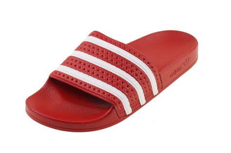 adidas adilette 43 rood zwart|adidas adilette sokken.